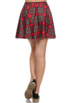 The Ultimate Tartan Skater Skirt -Red - POPRAGEOUS
 - 2