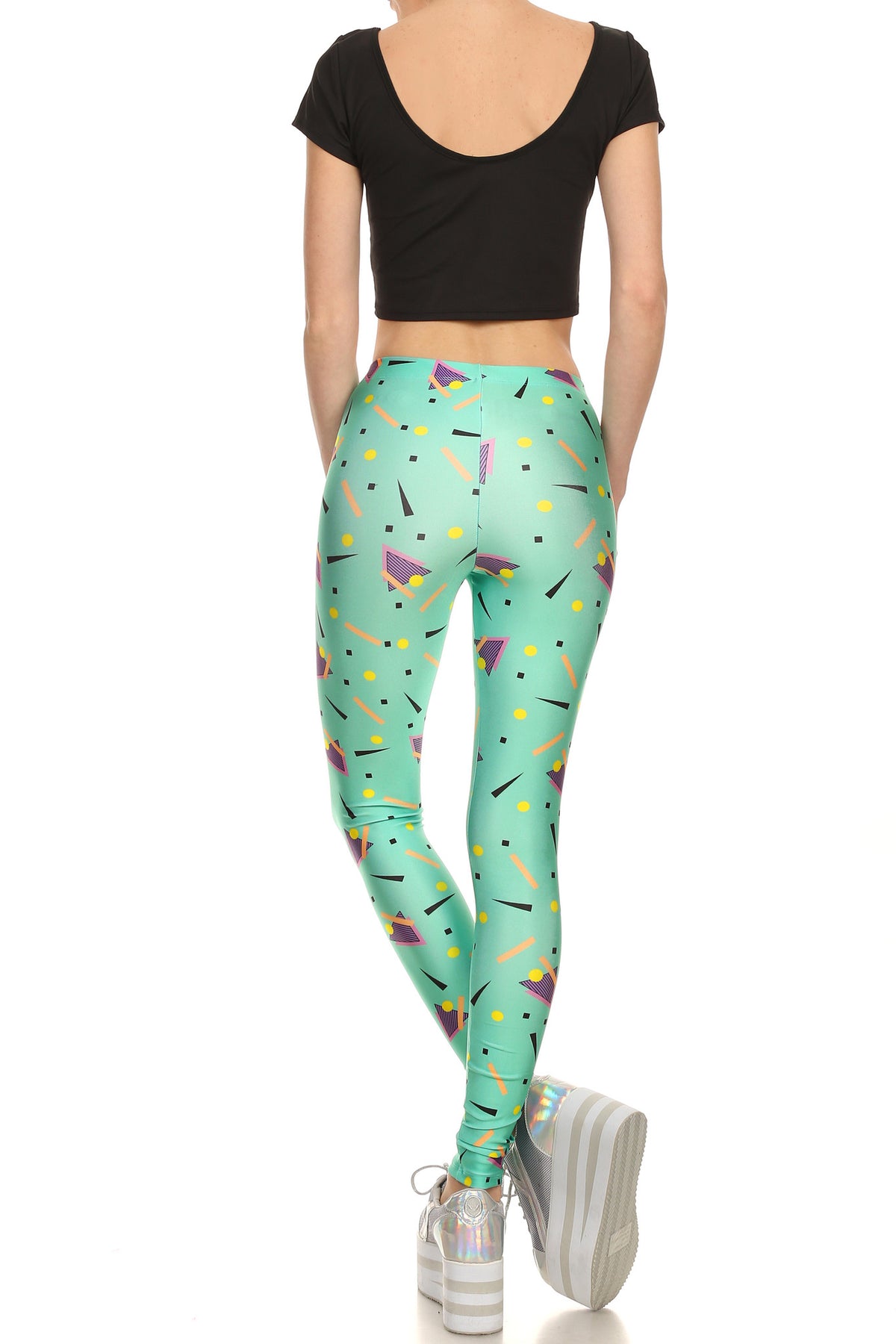 90's Leggings - Mint - POPRAGEOUS
 - 4