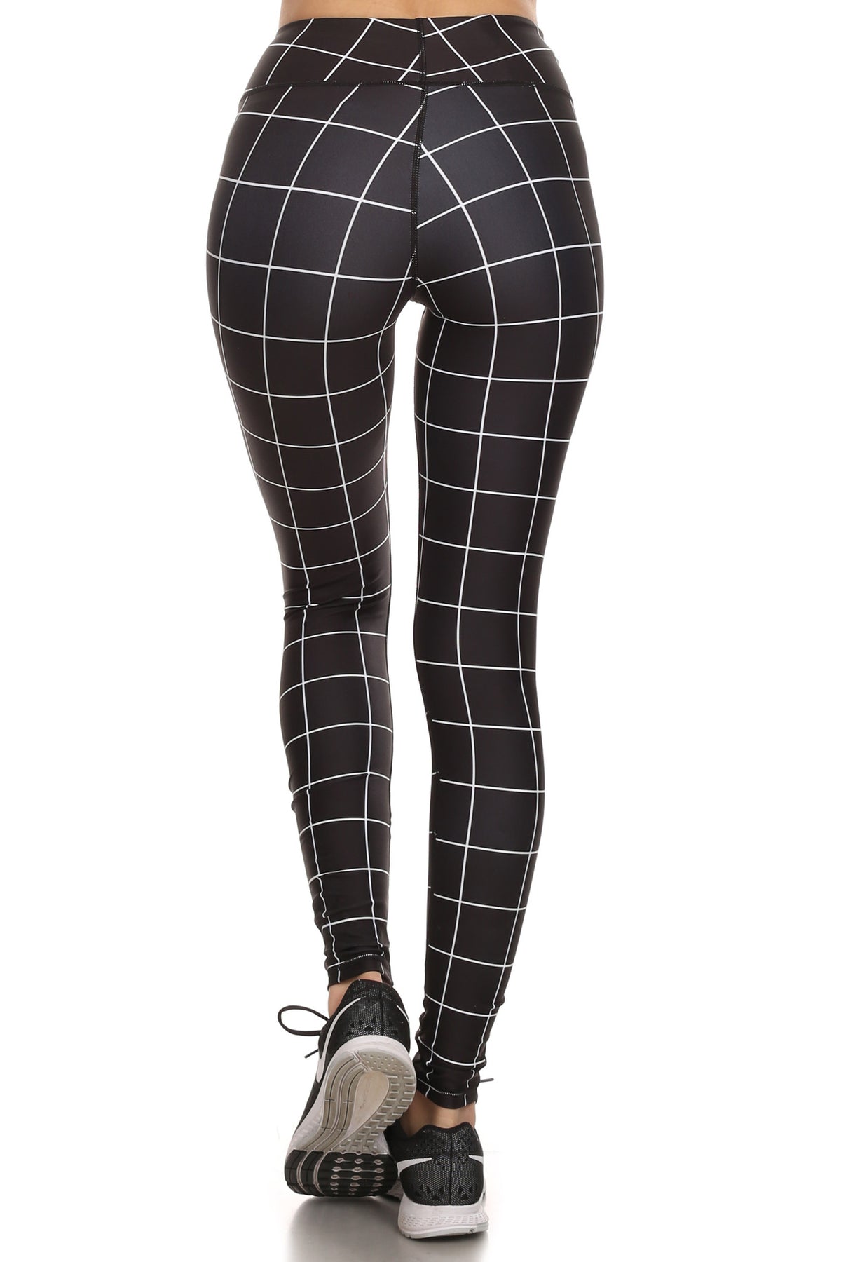 Black Grid Dream Leggings - POPRAGEOUS
 - 3