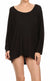 POPSOFT Dolman Top - Black