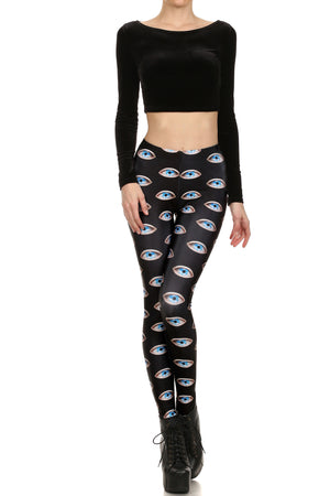 Magritte False Mirror Leggings - POPRAGEOUS
 - 1