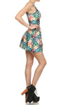 Geometric Rainbow Skater Dress - POPRAGEOUS
 - 3