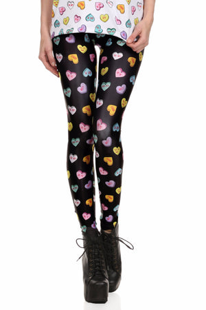 Candy Heart Leggings - POPRAGEOUS
 - 1