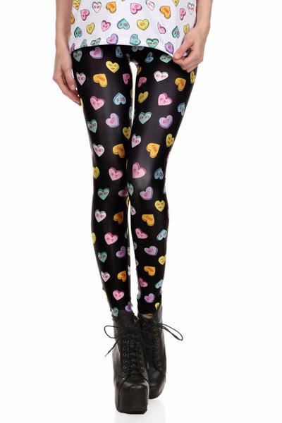 Candy Heart Leggings