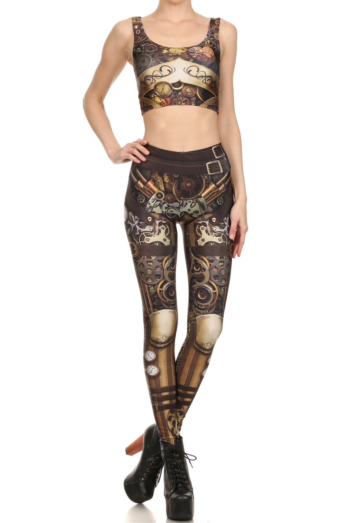 Steampunk Leggings - POPRAGEOUS
 - 1