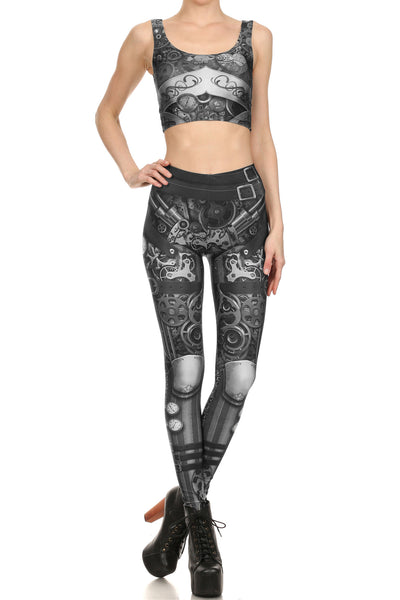 Steampunk Leggings - Monochromatic