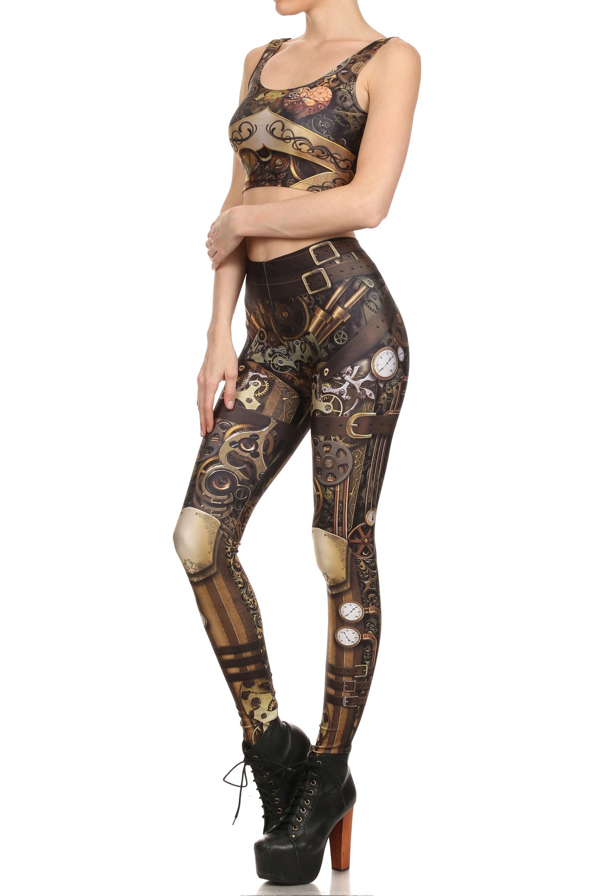 Steampunk Leggings - POPRAGEOUS
 - 2