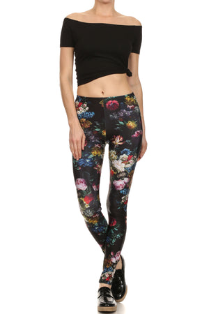 Brussel Floral Leggings - POPRAGEOUS
 - 1