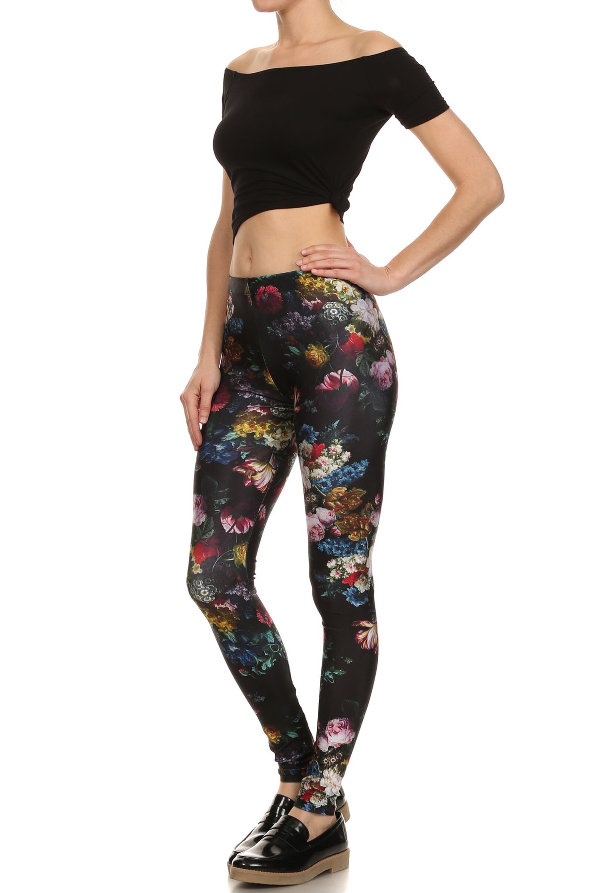 Brussel Floral Leggings - POPRAGEOUS
 - 2