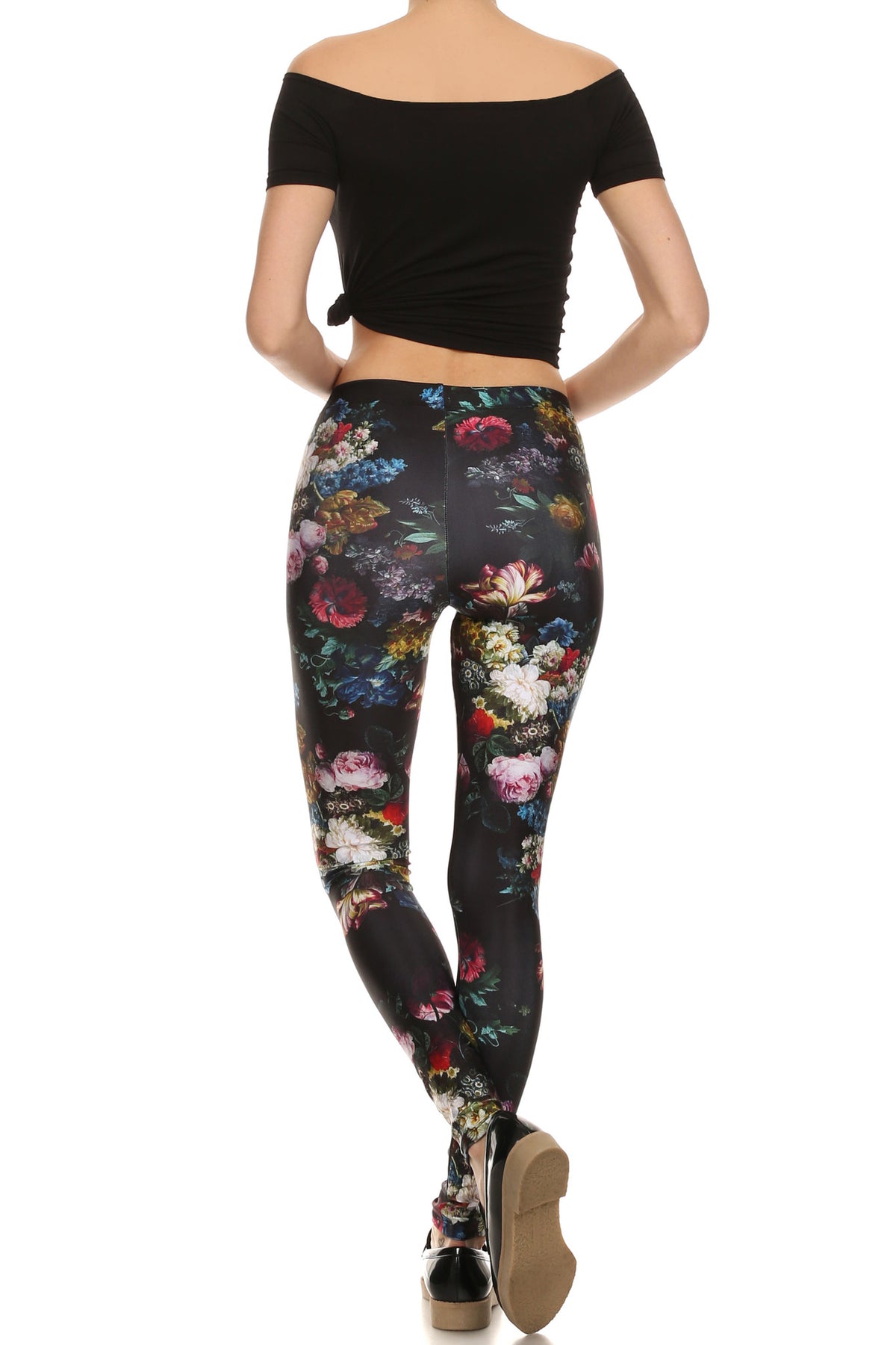 Brussel Floral Leggings - POPRAGEOUS
 - 4