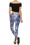 Blue China Dragon Leggings - POPRAGEOUS
 - 4