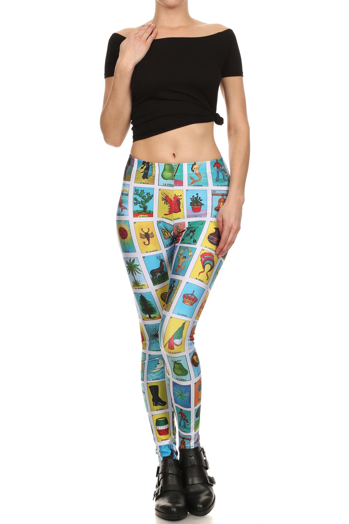 Loteria Leggings - POPRAGEOUS
 - 1