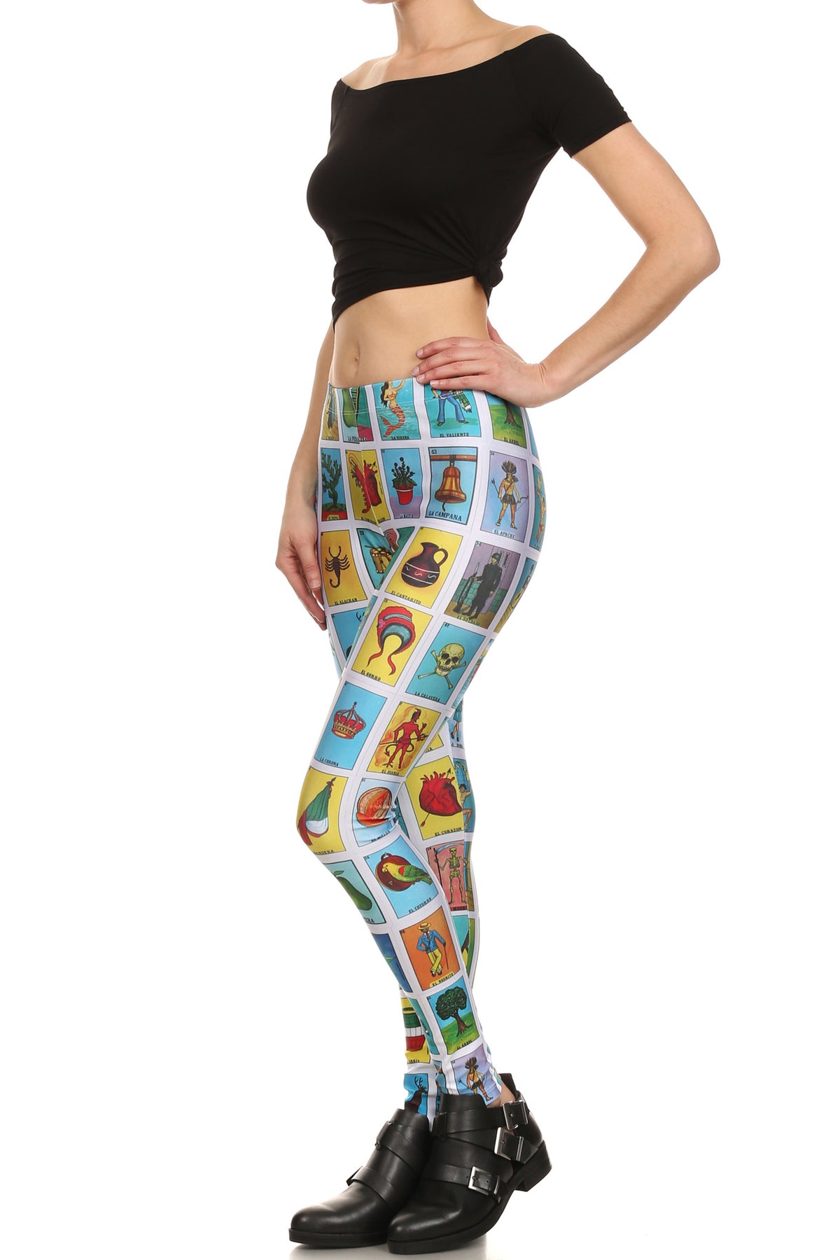 Loteria Leggings - POPRAGEOUS
 - 2