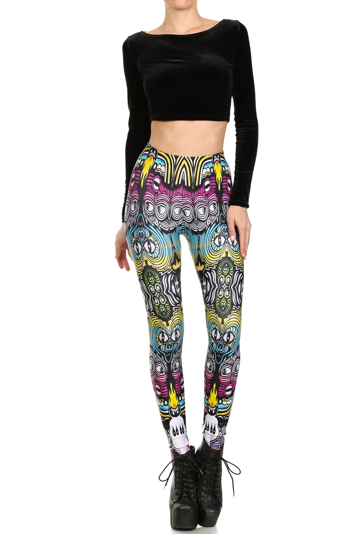 Septerhed: 2001 E 7th St Leggings - POPRAGEOUS
 - 1