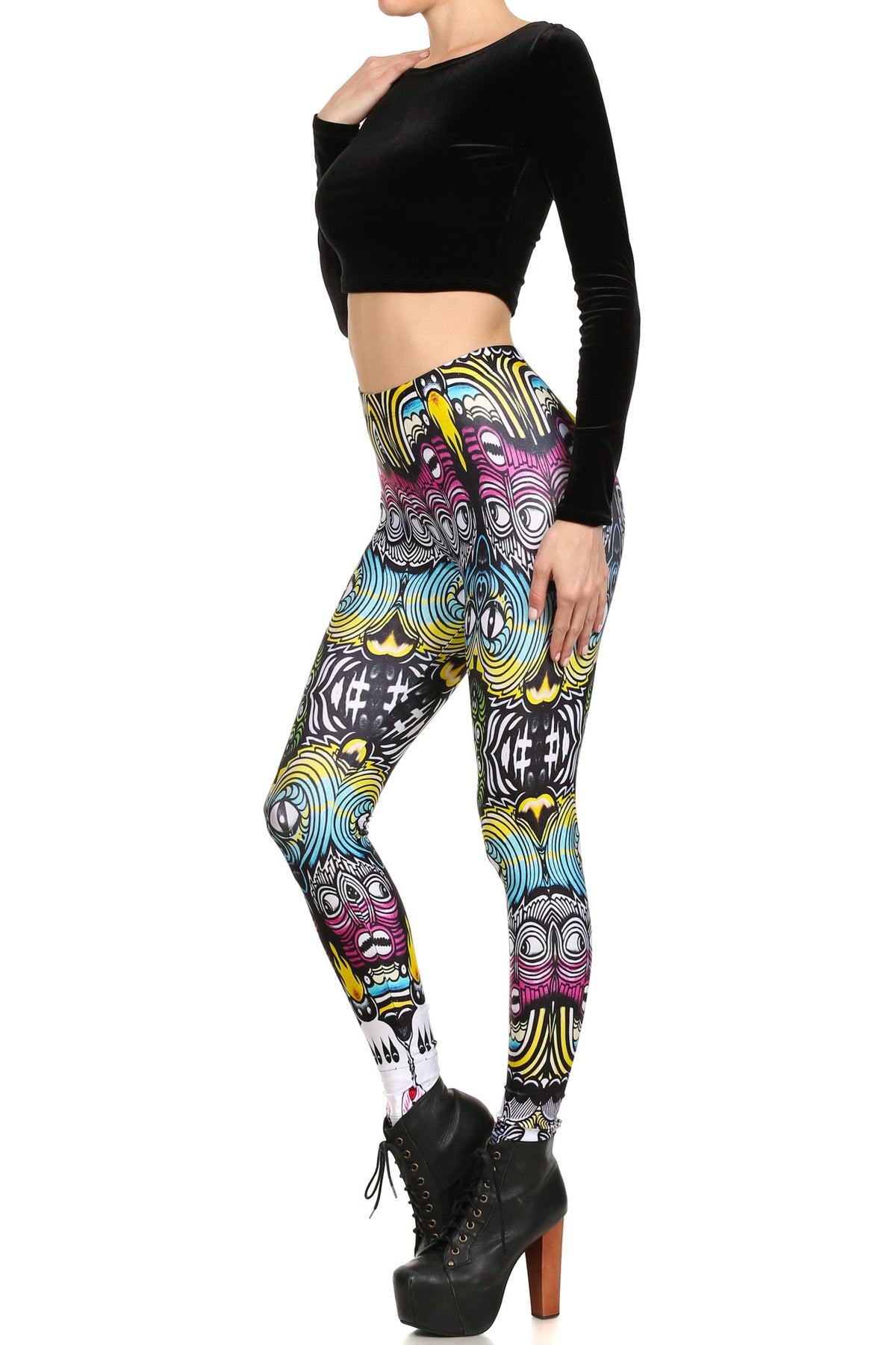 Septerhed: 2001 E 7th St Leggings - POPRAGEOUS
 - 2