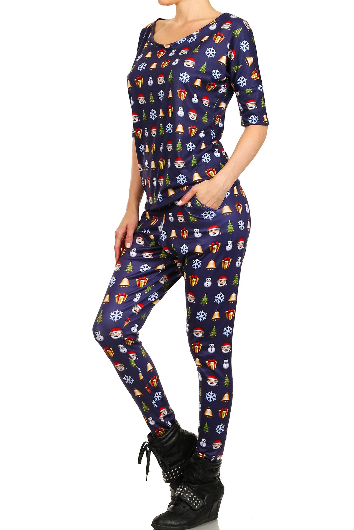 Christmas Emoji Long Shirt - POPRAGEOUS
 - 2