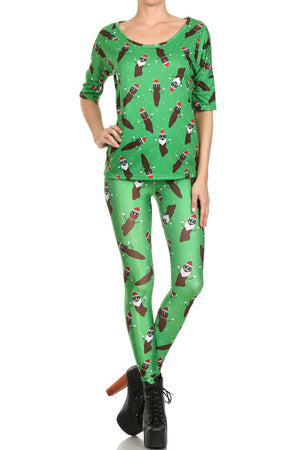 Xmas Poo Leggings - POPRAGEOUS
 - 1