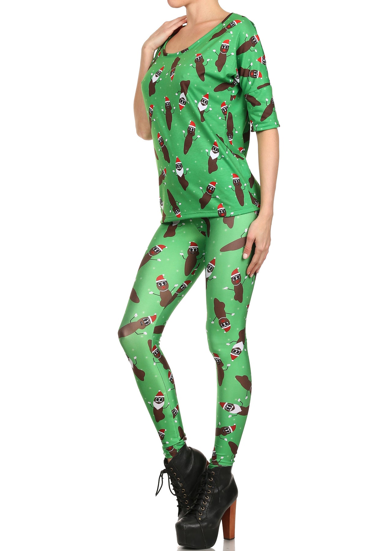 Xmas Poo Leggings - POPRAGEOUS
 - 2