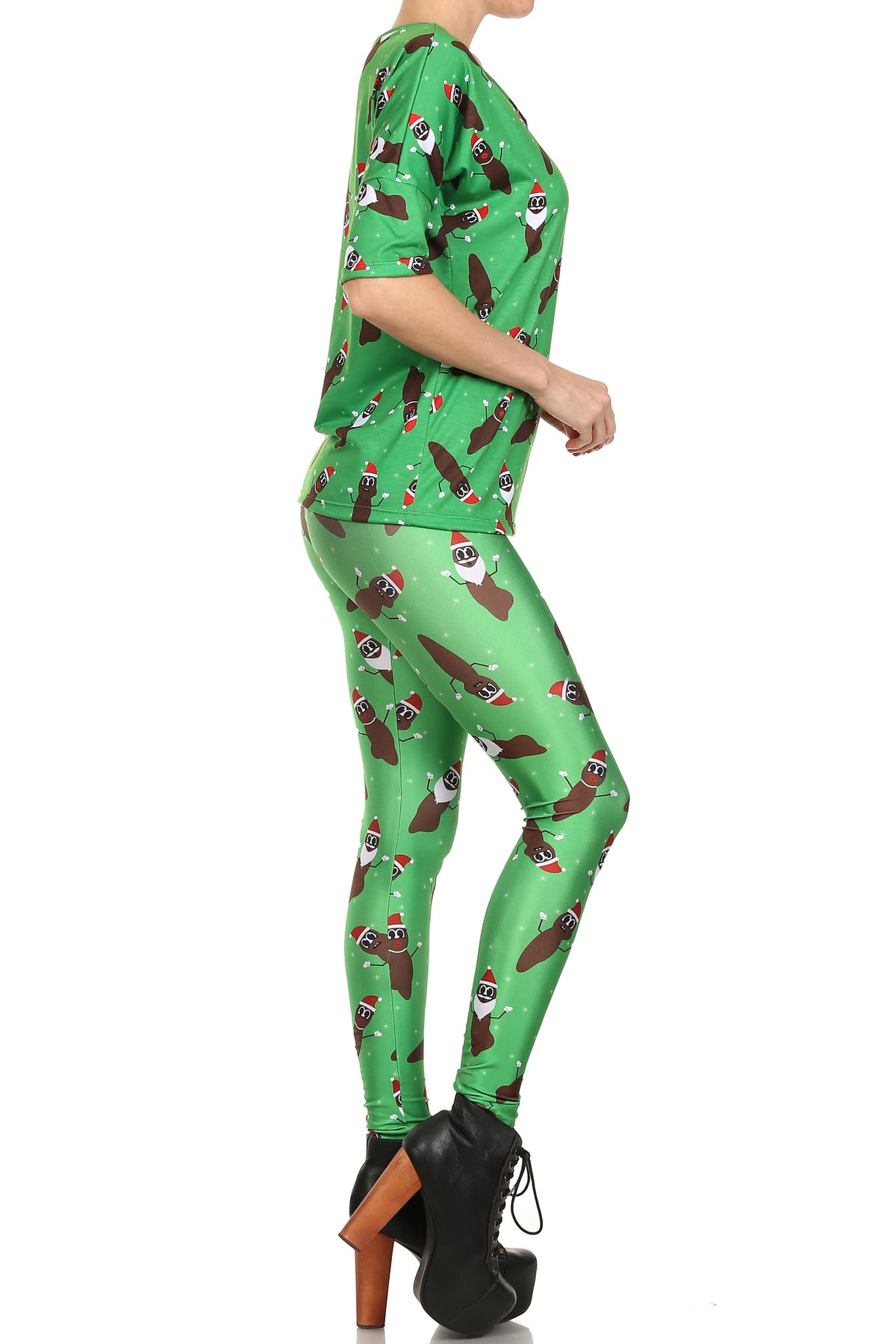Xmas Poo Leggings - POPRAGEOUS
 - 3