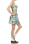 Periwinkle Blossom Skater Skirt - POPRAGEOUS
 - 3