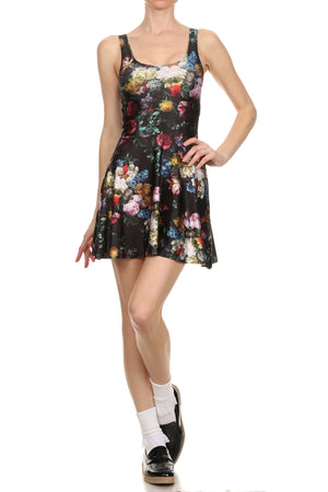 Brussel Floral Skater Dress - POPRAGEOUS
 - 1