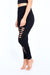 Tribal Slits No Front Seam Legging
