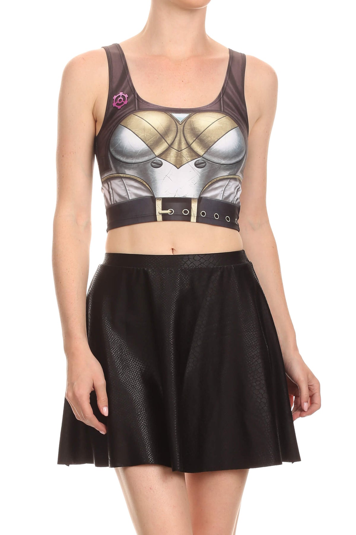Mechanica Crop Top - POPRAGEOUS
 - 1