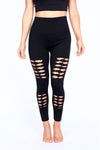 Tribal Slits No Front Seam Legging