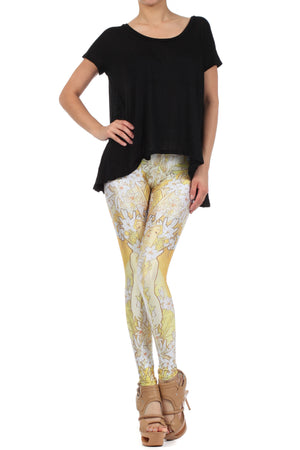 Mucha Lily Leggings - POPRAGEOUS
 - 1