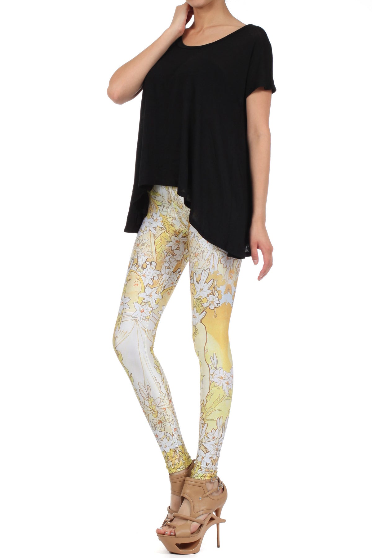 Mucha Lily Leggings - POPRAGEOUS
 - 2