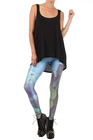 Picasso Old Guitarist Leggings - POPRAGEOUS
 - 1