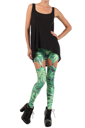 Mary Jane Suspender Leggings - POPRAGEOUS
 - 1