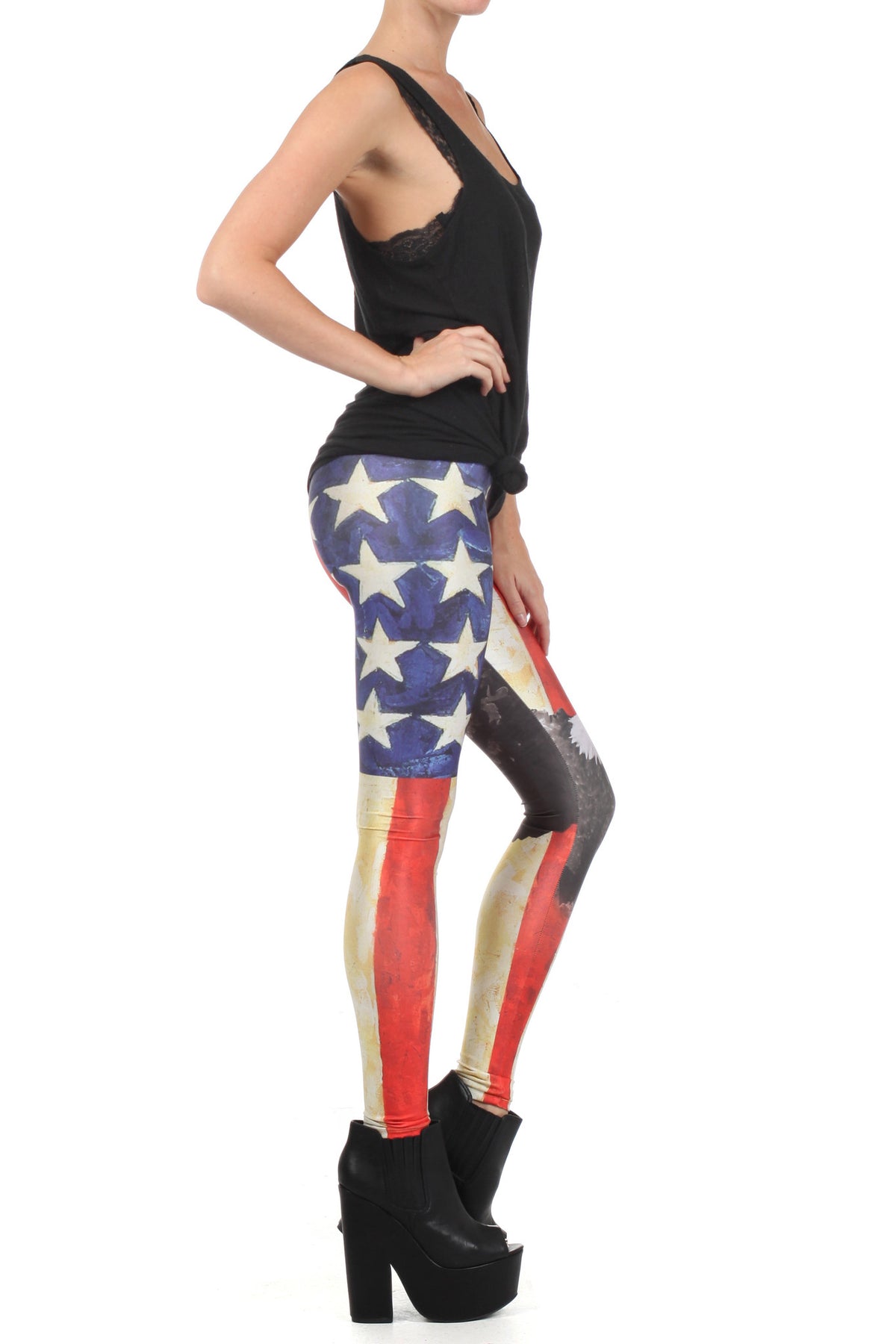 MericaFckYeah Leggings - XXS - POPRAGEOUS
 - 3
