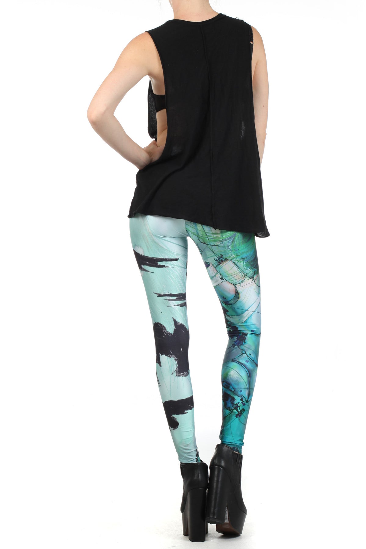CAMILLA d'ERRICO: Disassembled Tears Leggings - POPRAGEOUS
 - 4