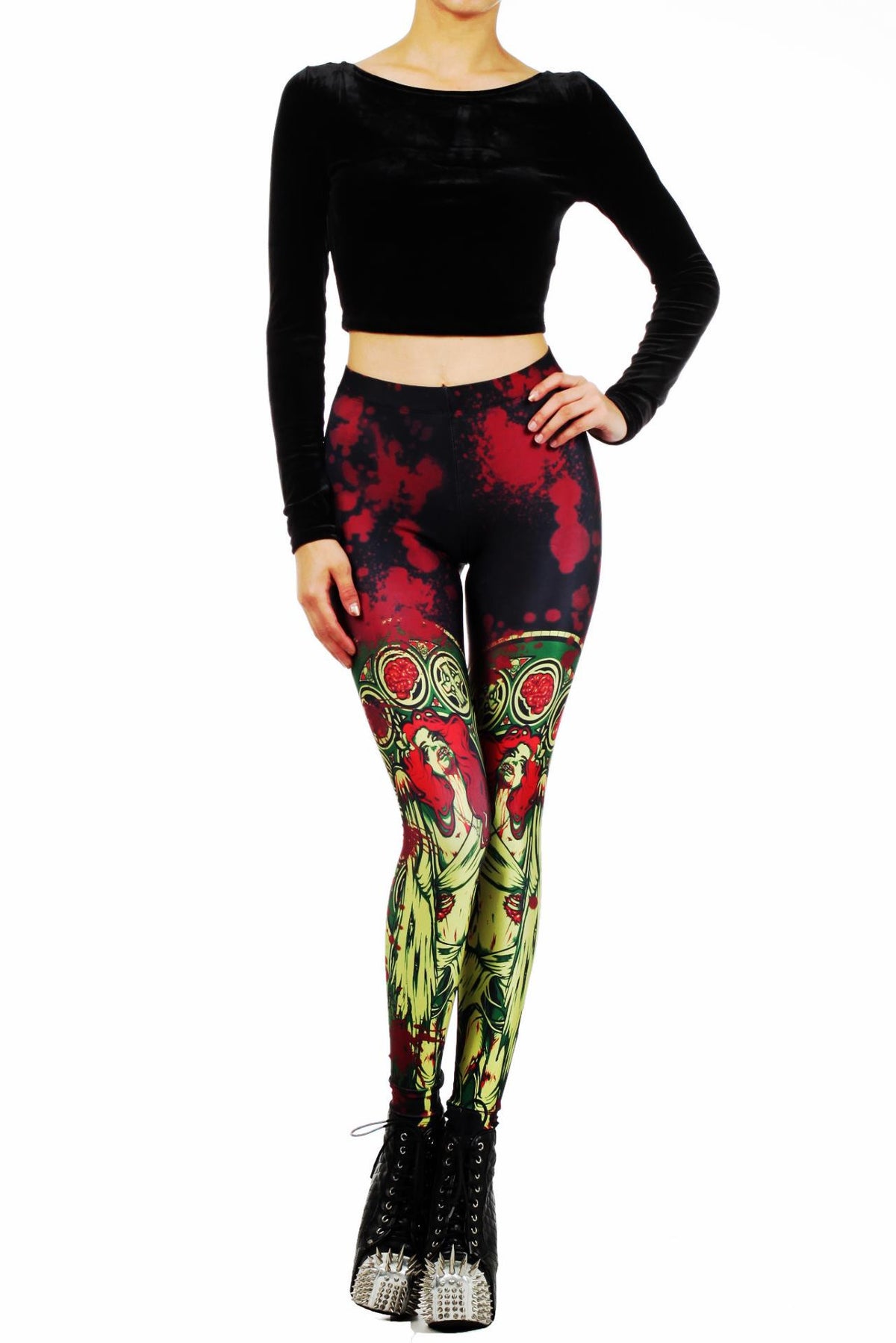 Megan Lara: Zombie Nouveau Leggings - POPRAGEOUS
