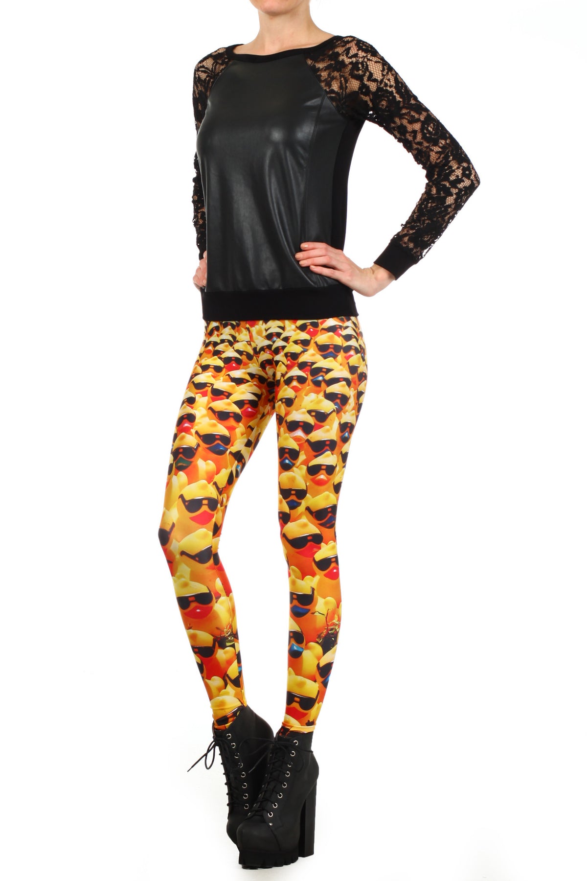 Rubber Ducky Leggings - POPRAGEOUS
 - 2