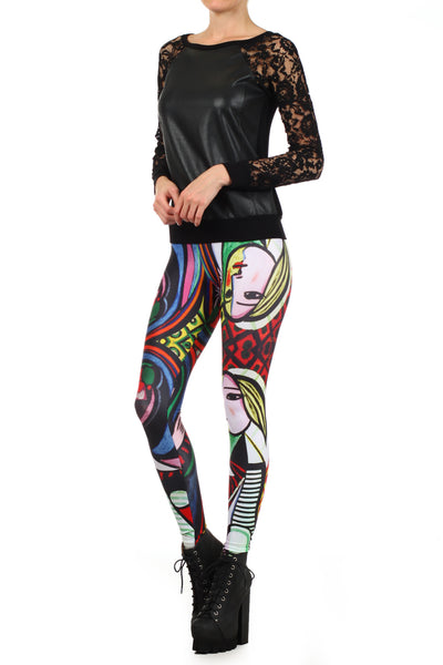Picasso: Girl Before a Mirror Leggings