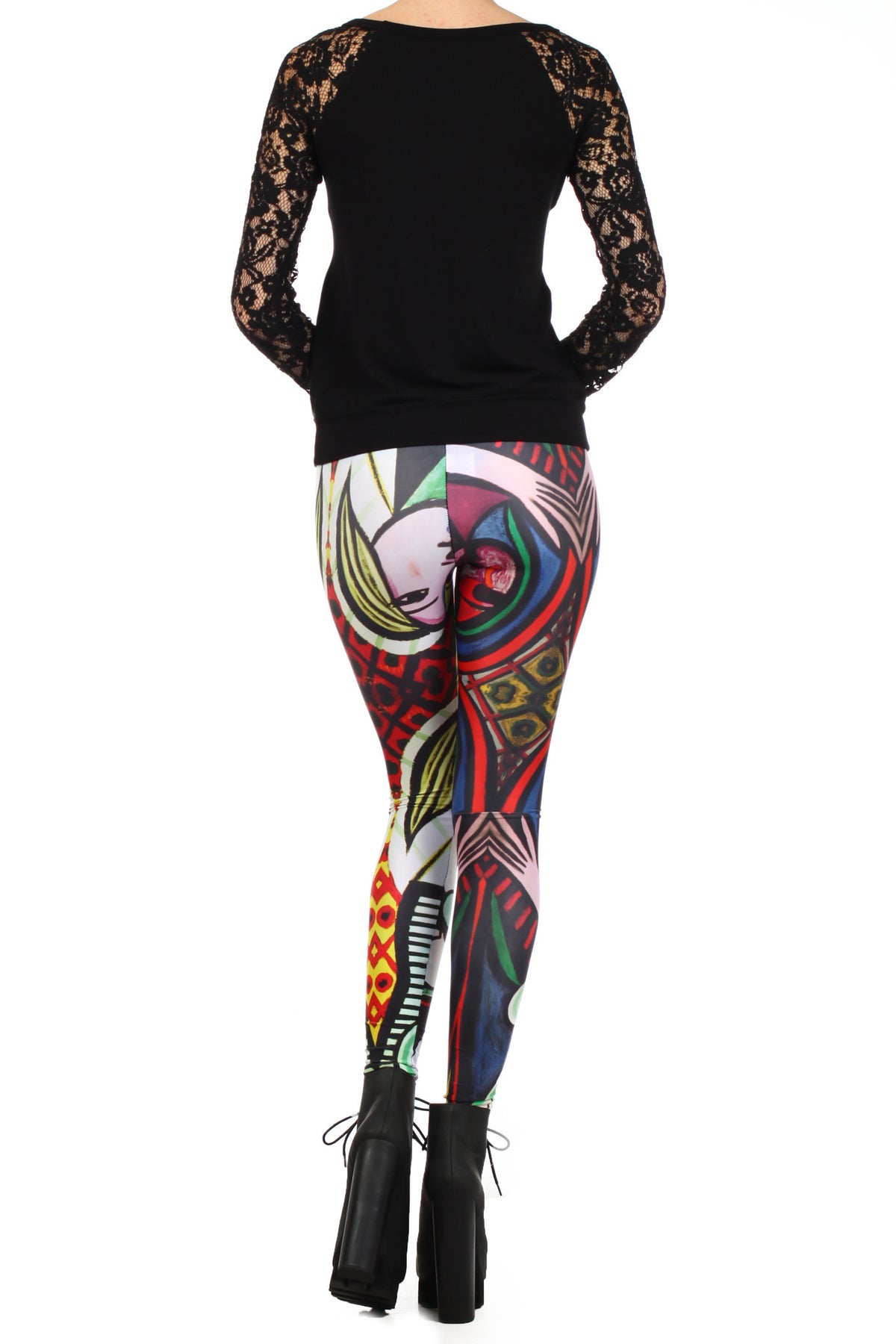 Picasso: Girl Before a Mirror Leggings - POPRAGEOUS
 - 4