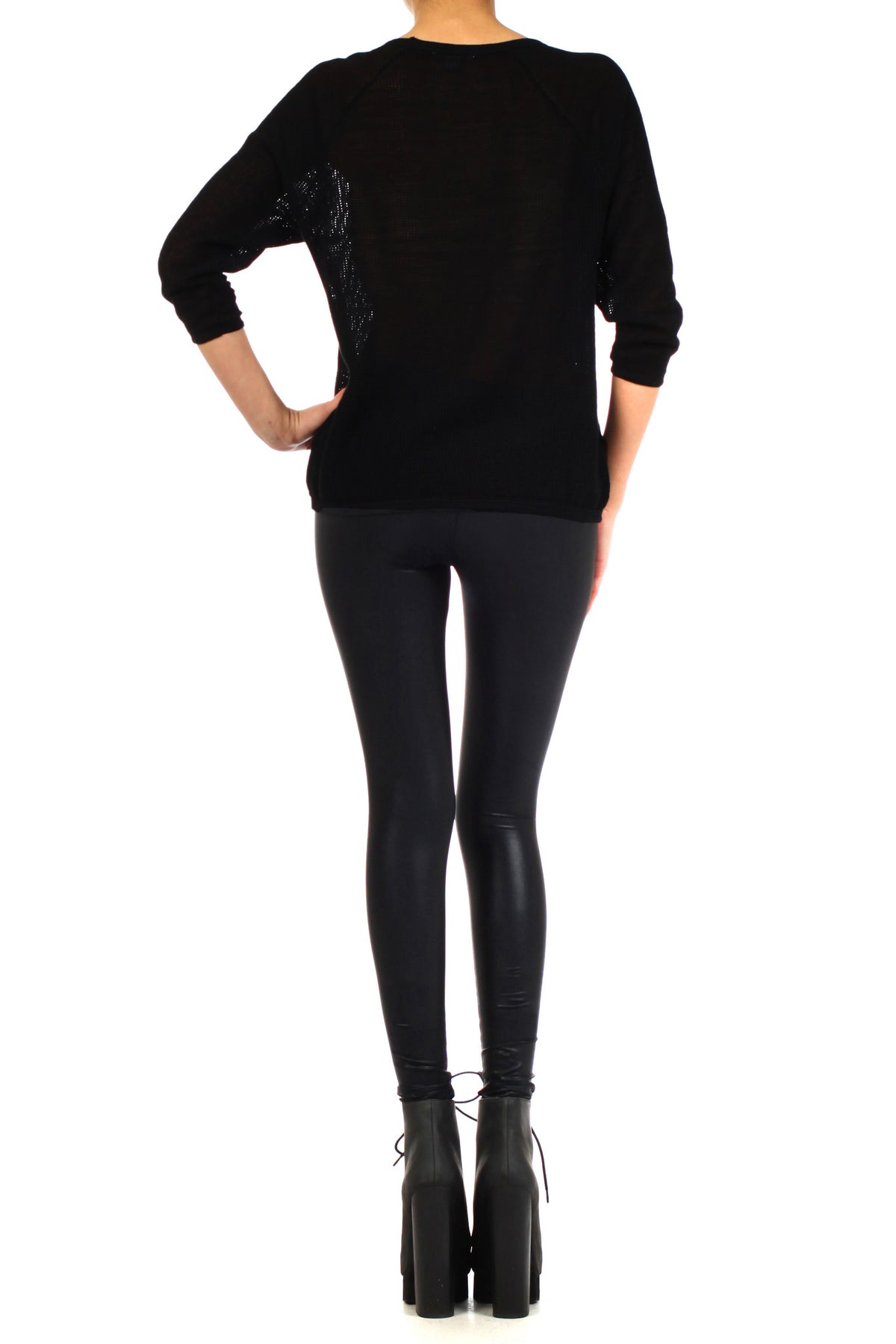 Black Wet Dream Leggings - POPRAGEOUS
 - 4