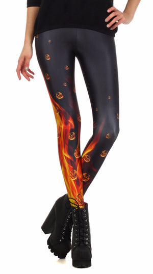 Catching Fire Leggings - POPRAGEOUS
 - 1