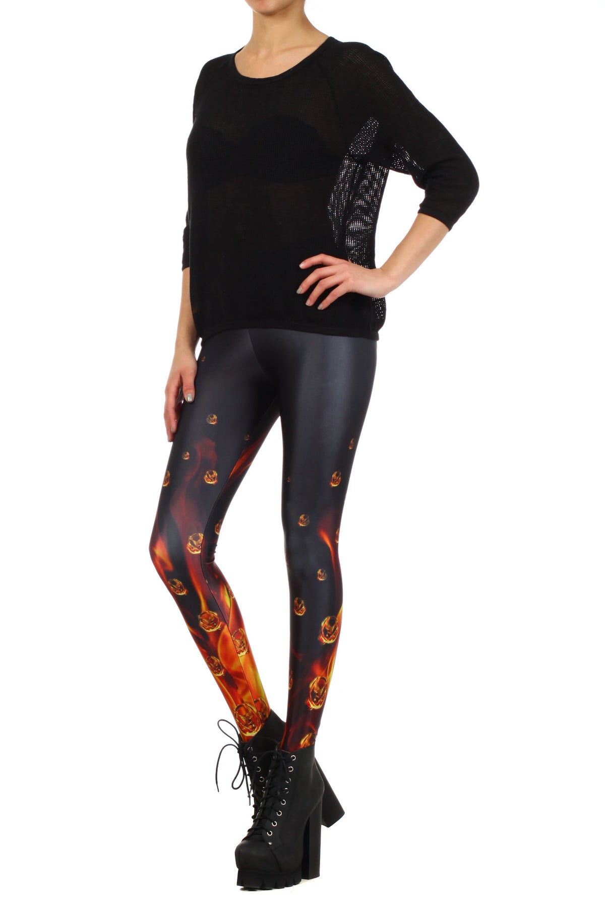 Catching Fire Leggings - POPRAGEOUS
 - 2