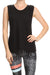 Twisted Back Tank - Noir