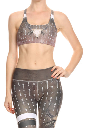 Oxleigh Skull Aurora Bra - POPRAGEOUS
 - 1