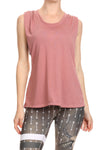 Twisted Back Tank - Blush - POPRAGEOUS
 - 2