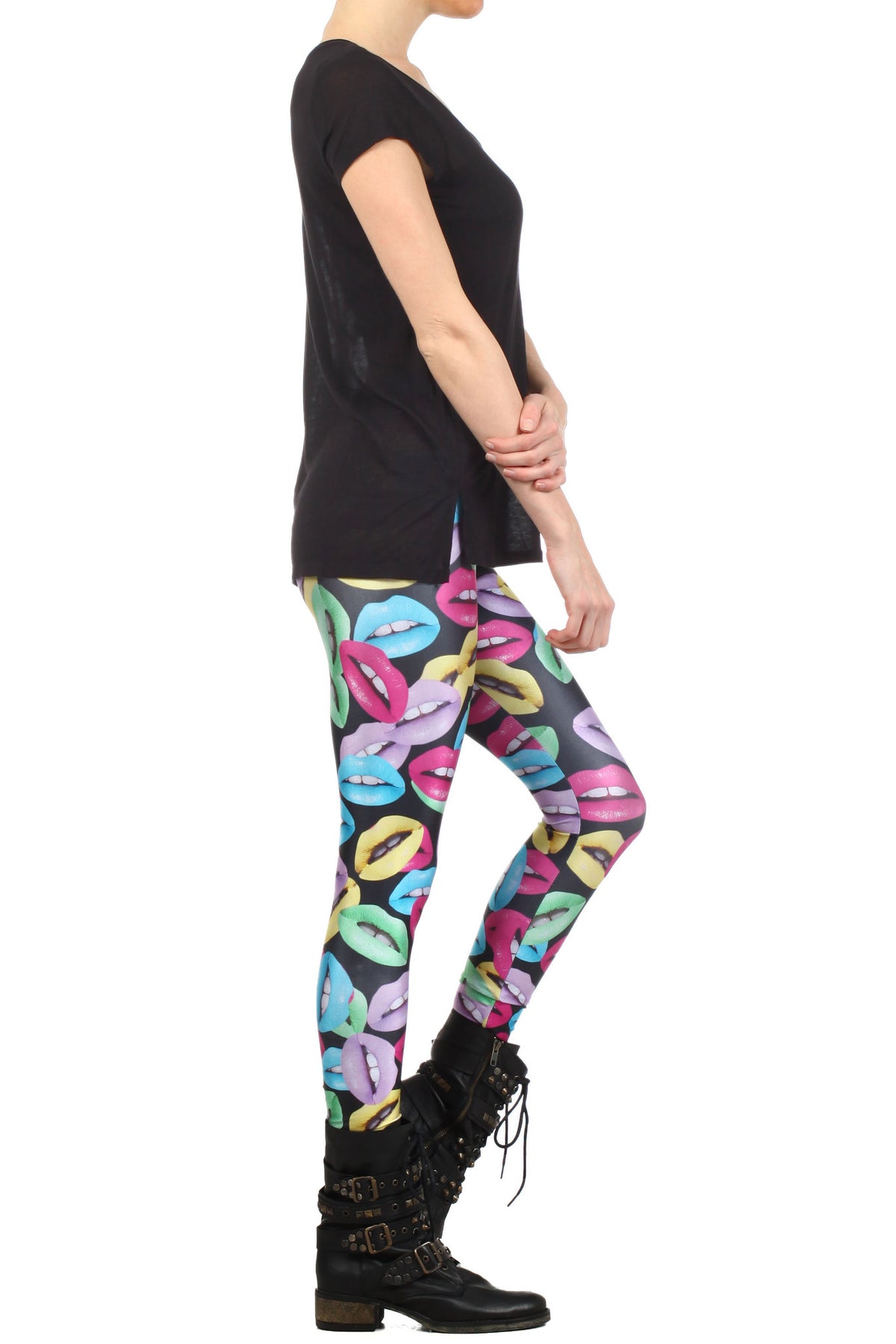Pastel Lips Leggings - POPRAGEOUS
 - 3