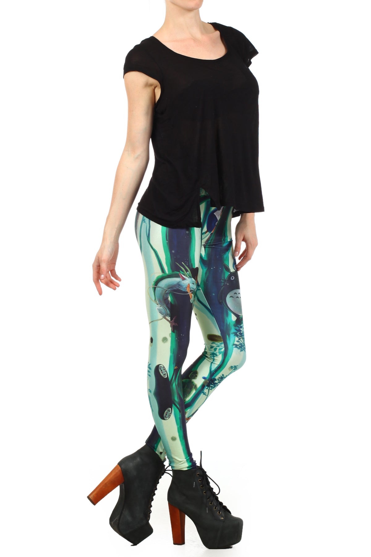 Qinni: Ghibli Leggings - POPRAGEOUS
 - 3