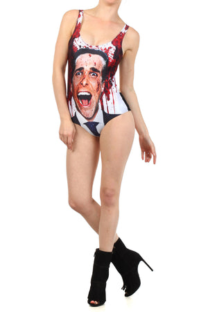 American Psycho One-Piece Swim - POPRAGEOUS
 - 1