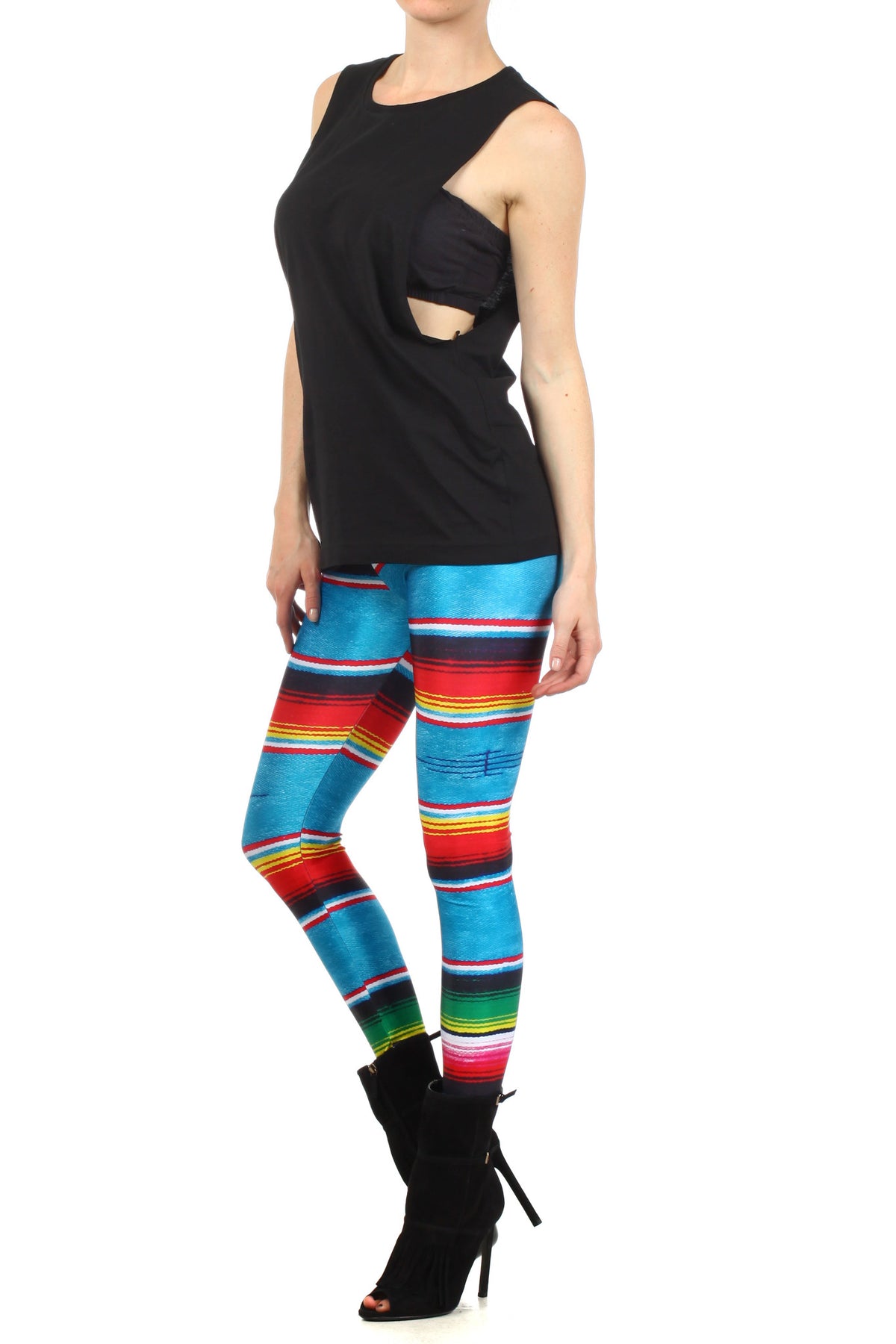 Mexican Blanket Leggings - POPRAGEOUS
 - 2