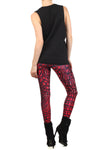 Red Dragon Skin Leggings - POPRAGEOUS
 - 4