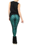 Green Dragon Skin Leggings - POPRAGEOUS
 - 4